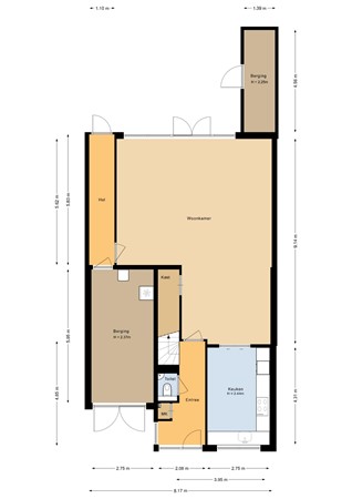 Floorplan - Voorsteven 20, 3751 WK Bunschoten-Spakenburg